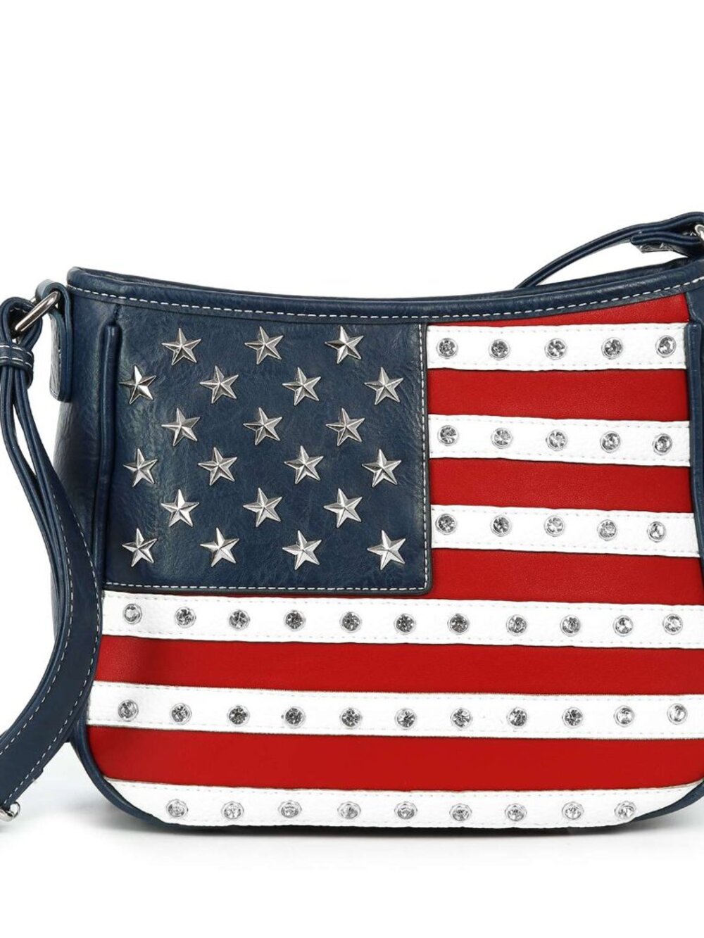 NWT The Liberty Belle Studded American Flag Bag